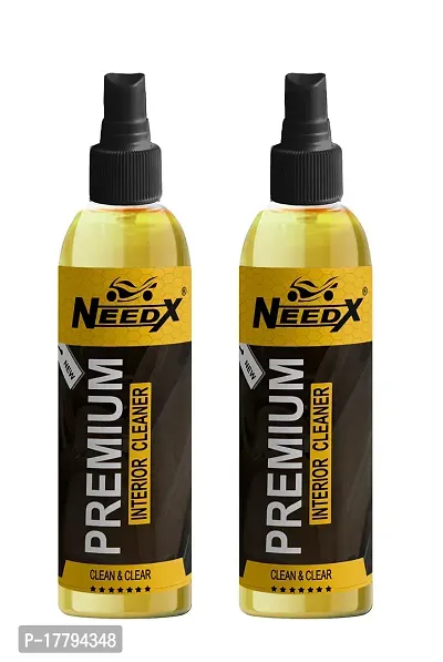 Needx Interior Cleaner - All-Purpose Car Interior Cleaner and Protectant - Safe for Leather, Vinyl, and Upholstery - 100+100ml Spray Bottle