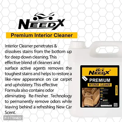 Needx Interior Cleaner - All-Purpose Car Interior Cleaner and Protectant - Safe for Leather, Vinyl, and Upholstery - 5LTR-thumb2