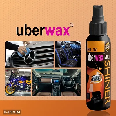 Uberwax Multipurpose Car Shiner and coat Gives Extra Bright Shine 200+200ML-thumb2