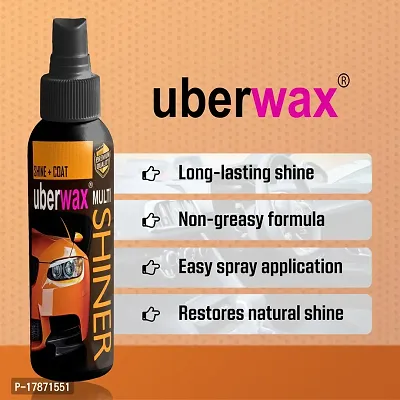 Uberwax Multipurpose Car Shiner and coat Gives Extra Bright Shine 200+200ML-thumb4