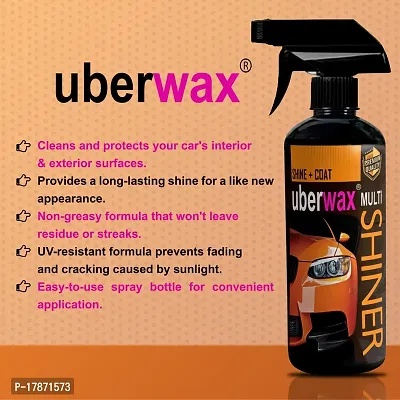 Uberwax Multipurpose Car Shiner and coat Gives Extra Bright Shine 250ML-thumb5