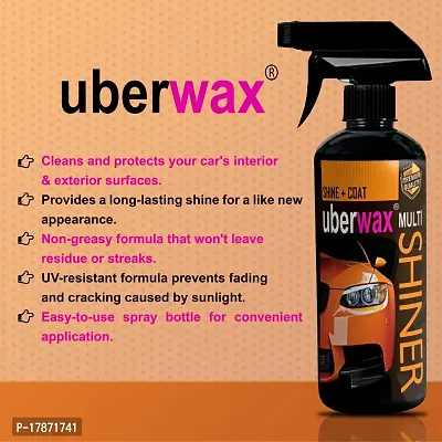 Uberwax Multipurpose Car Shiner and coat Gives Extra Bright Shine 500ML-thumb3