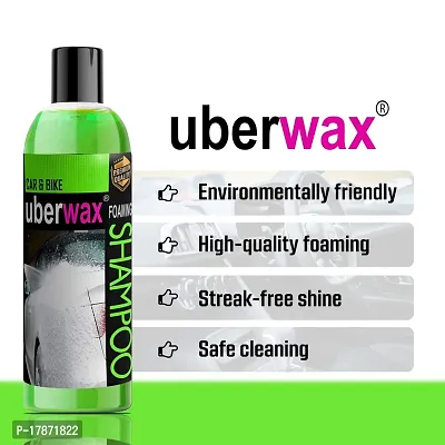 Uberwax Car and Bike Foaming Shampoo High foaming car  bike wash shampoo 200+200ML-thumb2