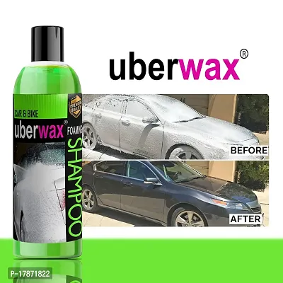 Uberwax Car and Bike Foaming Shampoo High foaming car  bike wash shampoo 200+200ML-thumb4