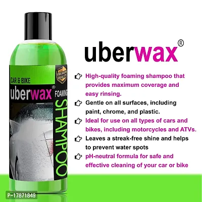 Uberwax Car and Bike Foaming Shampoo High foaming car  bike wash shampoo 500ML-thumb5