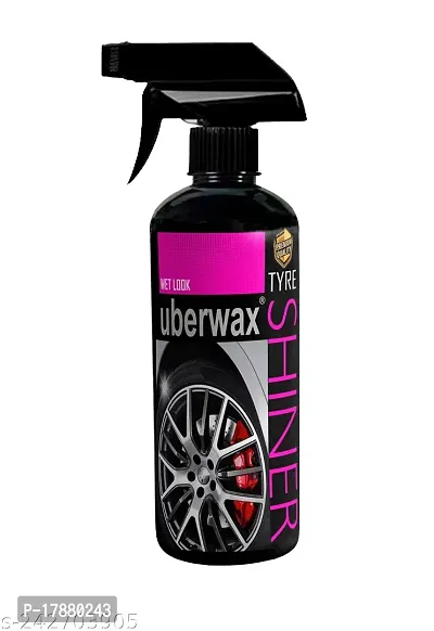 Uberwax Tyre Shiner/Tyre Polish/car tyre Polish/Bike tyre Polish/high Gloss/high Shine/Long Lasting (500ML)-thumb0