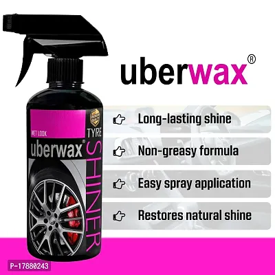 Uberwax Tyre Shiner/Tyre Polish/car tyre Polish/Bike tyre Polish/high Gloss/high Shine/Long Lasting (500ML)-thumb4