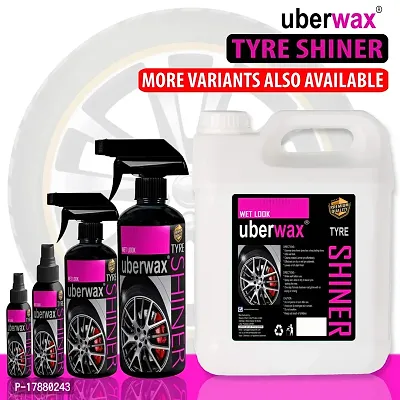 Uberwax Tyre Shiner/Tyre Polish/car tyre Polish/Bike tyre Polish/high Gloss/high Shine/Long Lasting (500ML)-thumb2