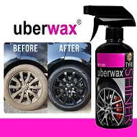 Uberwax Tyre Shiner/Tyre Polish/car tyre Polish/Bike tyre Polish/high Gloss/high Shine/Long Lasting (500ML)-thumb2