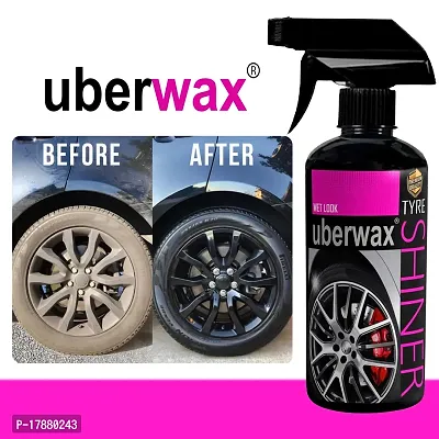 Uberwax Tyre Shiner/Tyre Polish/car tyre Polish/Bike tyre Polish/high Gloss/high Shine/Long Lasting (500ML)-thumb3