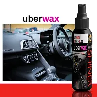 Uberwax Dashboard Shiner - Interior Car Polish and Protectant - Long-Lasting Shine - Non-Greasy Formula - 100+100ml Spray Bottle-thumb3