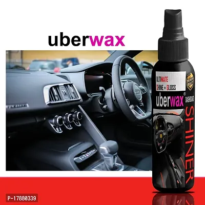 Uberwax Dashboard Shiner - Interior Car Polish and Protectant - Long-Lasting Shine - Non-Greasy Formula - 100+100ml Spray Bottle-thumb4