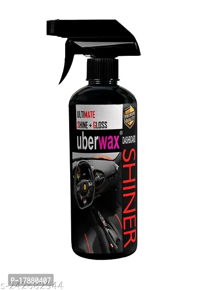 Uberwax Dashboard Shine - Interior Car Cleaner and Protectant - Long-Lasting Shine - Non-Greasy Formula - 250ml Spray Bottle