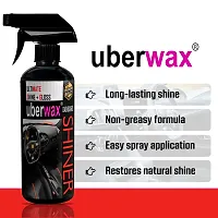 Uberwax Dashboard Shine - Interior Car Cleaner and Protectant - Long-Lasting Shine - Non-Greasy Formula - 250ml Spray Bottle-thumb3