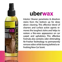 Uberwax Interior Cleaner - All-Purpose Car Interior Cleaner and Protectant - Safe for Leather, Vinyl, and Upholstery - 200+200ml Spray Bottle-thumb3