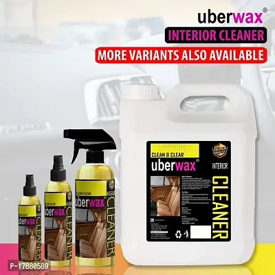 Uberwax Interior Cleaner - All-Purpose Car Interior Cleaner and Protectant - Safe for Leather, Vinyl, and Upholstery - 200+200ml Spray Bottle-thumb2