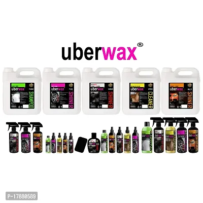 Uberwax Interior Cleaner - All-Purpose Car Interior Cleaner and Protectant - Safe for Leather, Vinyl, and Upholstery - 200+200ml Spray Bottle-thumb5