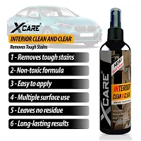 Xcare Car Interior Cleaner For Upholstery, Dashboard, and Leather Seats (100+100ML)-thumb4