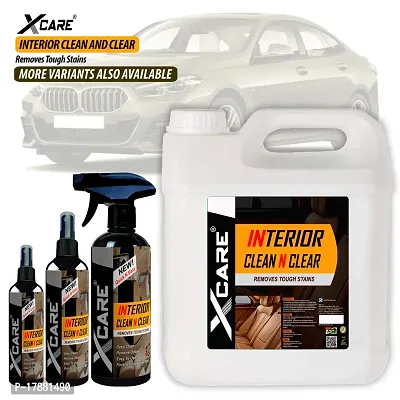 Xcare Car Interior Cleaner For Upholstery, Dashboard, and Leather Seats (100+100ML)-thumb3