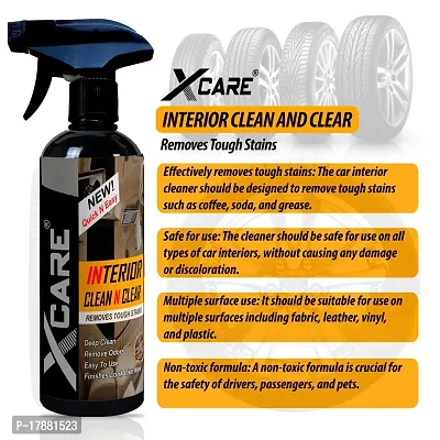 Xcare Interior Cleaner for Car - Powerful and Effective Cleaning Solution (400ml)-thumb4