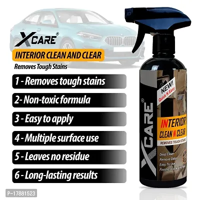 Xcare Interior Cleaner for Car - Powerful and Effective Cleaning Solution (400ml)-thumb5