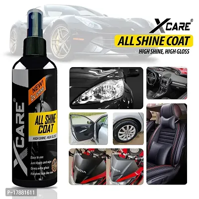 Xcare All Shine Coat/All in One Polish/Car Polish/Dashboard Polish/Body Polish/Bike Polish/Interior Polish/High Gloss/Long Lasting (100+100ml)-thumb5