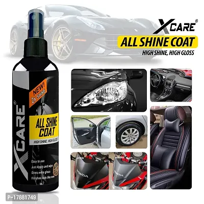 Xcare All Shine Coat/All in One Polish/Car Polish/Dashboard Polish/Body Polish/Bike Polish/Interior Polish/High Gloss/Long Lasting (200+200 ml)-thumb4