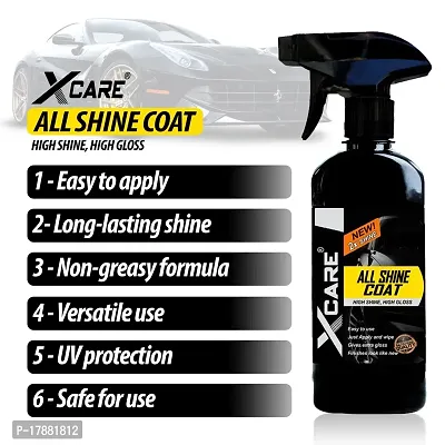 Xcare All Shine Coat/All in One Polish/Car Polish/Dashboard Polish/Body Polish/Bike Polish/Interior Polish/High Gloss/Long Lasting (250 ml)-thumb4