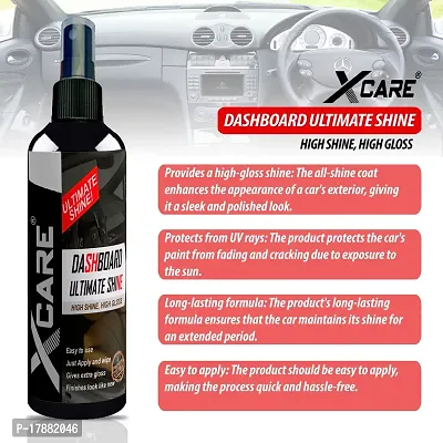 Xcare Ultimate Dashboard Shine for Car - Long-Lasting Gloss (100+100ml)-thumb5