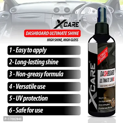 Xcare Ultimate Dashboard Shine for Car - Long-Lasting Gloss (100+100ml)-thumb3