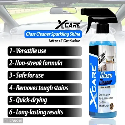 Xcare Glass Cleaner - Professional Strength Formula for Cars, Homes, and Offices - Streak-Free Shine for Windows, Mirrors, and More (500 Ml)-thumb4