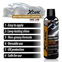 Xcare Rubbing Compound - Removes Scratches and Swirl Marks - Restores Gloss and Shine - 200+200ml Bottle-thumb3