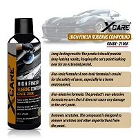 Xcare Rubbing Compound - Removes Scratches and Swirl Marks - Restores Gloss and Shine - 200+200ml Bottle-thumb1