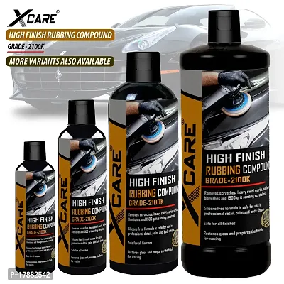 Xcare Rubbing Compound - Removes Scratches and Swirl Marks - Restores Gloss and Shine - 200+200ml Bottle-thumb3