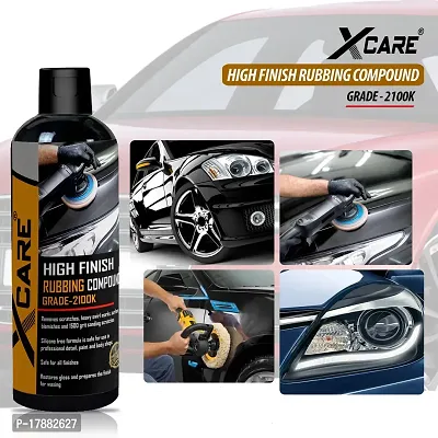 Xcare Rubbing Compound - Removes Scratches and Swirl Marks - Restores Gloss and Shine - 500ml Bottle