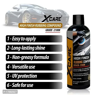 Xcare Rubbing Compound - Removes Scratches and Swirl Marks - Restores Gloss and Shine - 500ml Bottle-thumb4