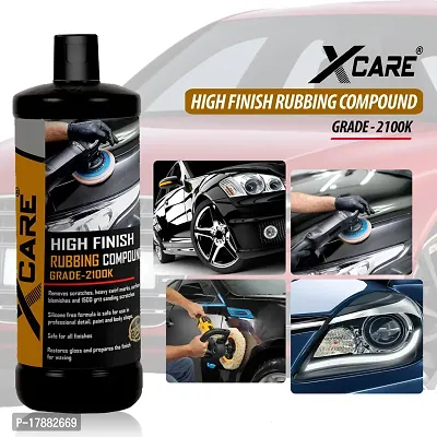 Xcare Rubbing Compound - Removes Scratches and Swirl Marks - Restores Gloss and Shine - 1Ltr Bottle