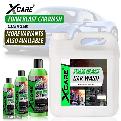Xcare Foam Blast Car Wash Shampoo - High Foaming Formula for a Deep Clean - Safe on Paint and Wax (100+100ml)-thumb2