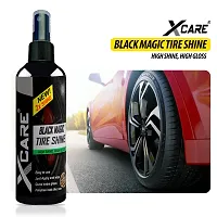 Xcare Black Magic Tyre Shine for Car and Bike - Long-Lasting Gloss (100+100ml)-thumb1