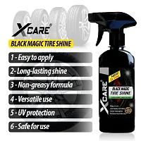 Xcare Black Magic Tyre Shine for Car and Bike - Long-Lasting Gloss (250ml)-thumb2