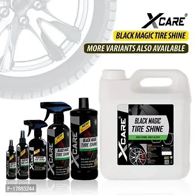 Xcare Black Magic Tyre Shine for Car and Bike - Long-Lasting Gloss (250ml)-thumb4