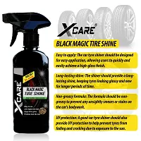 Xcare Black Magic Tyre Shine for Car and Bike - Long-Lasting Gloss (250ml)-thumb1