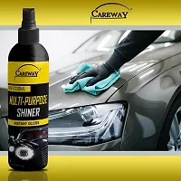 Careway Car and Bike Multipurpose Shiner For Instant Gloss (100+100ML)-thumb3