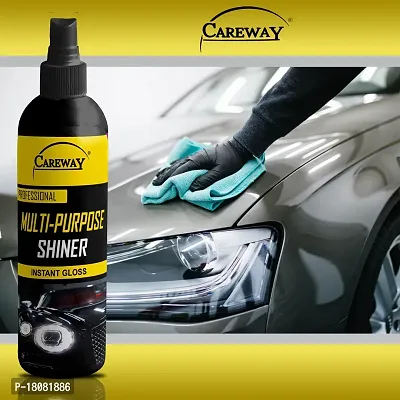 Careway Car and Bike Multipurpose Shiner For Instant Gloss (100+100ML)-thumb4