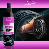 Careway Tyre Shiner Magic/Tyre Polish/car tyre Polish/Bike tyre Polish/high Gloss/high Shine/Long Lasting (100+100ML)-thumb3