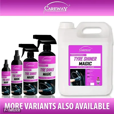 Careway Tyre Shiner Magic/Tyre Polish/car tyre Polish/Bike tyre Polish/high Gloss/high Shine/Long Lasting (200+200ML)-thumb5