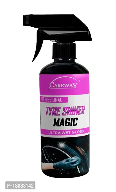 Careway Tyre Shiner Magic/Tyre Polish/car tyre Polish/Bike tyre Polish/high Gloss/high Shine/Long Lasting (250ML)