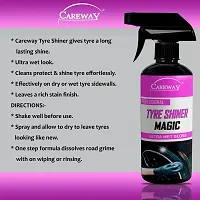 Careway Tyre Shiner Magic/Tyre Polish/car tyre Polish/Bike tyre Polish/high Gloss/high Shine/Long Lasting (250ML)-thumb4