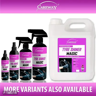 Careway Tyre Shiner Magic/Tyre Polish/car tyre Polish/Bike tyre Polish/high Gloss/high Shine/Long Lasting (500ML)-thumb5