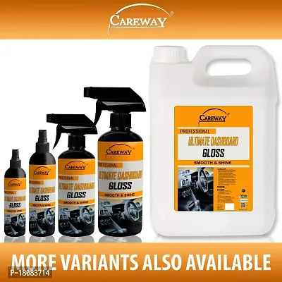 Careway Ultimate Dashboard Gloss /Smooth  Shine/Interior Car Polish and Protectant - Long-Lasting Shine - Non-Greasy Formula -250ml-thumb2